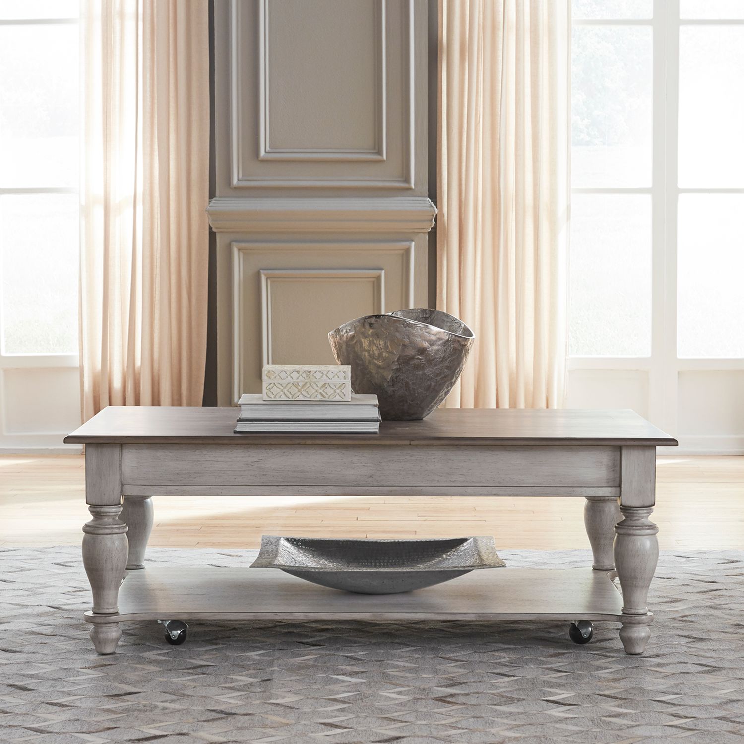 Table basse blanche Ocean Isle 303W-OT1010