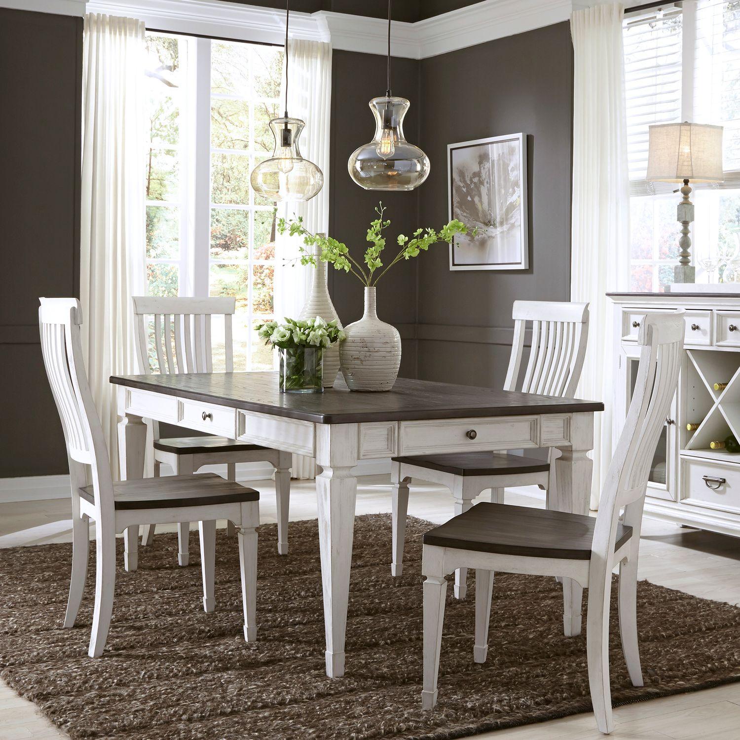 Table et 4 chaises Allyson Park 417-C1500S/T4072