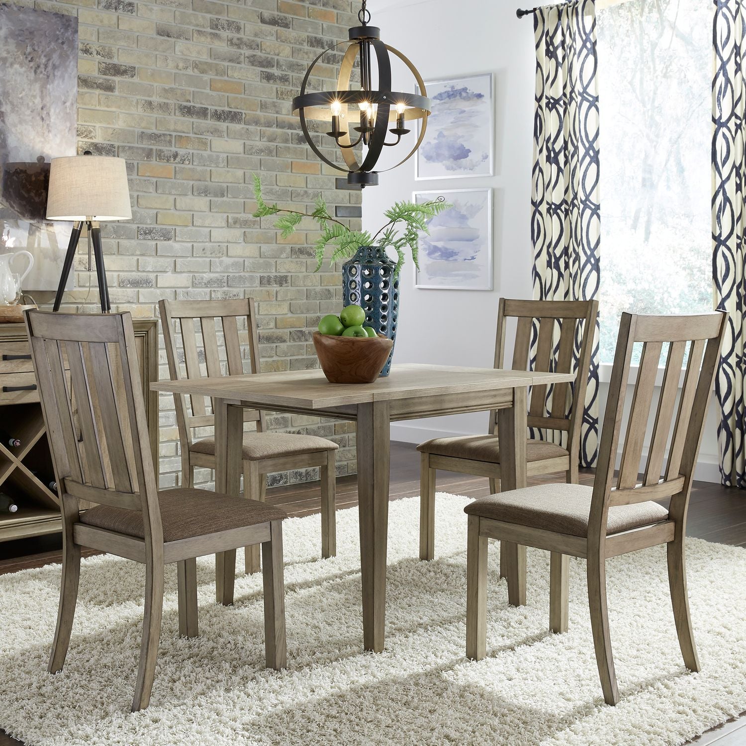 Table et 4 chaises Sun Valley 439-C1501S/T2947