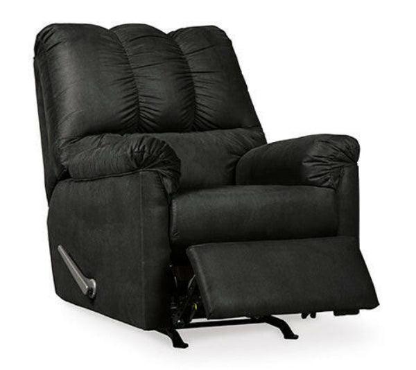 75008 Canapé Darcy noir, causeuse