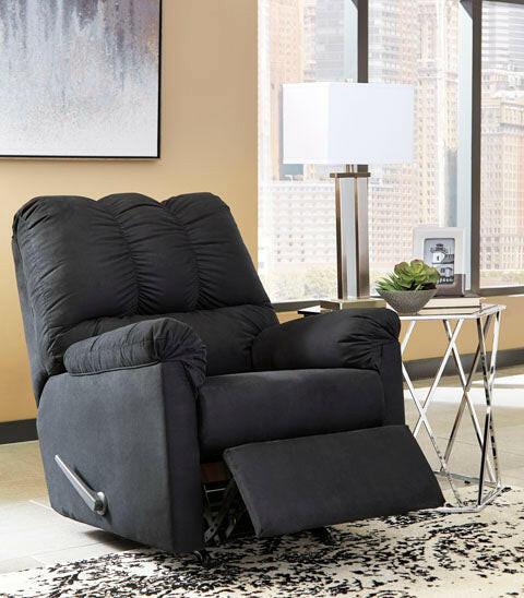 75008 Canapé Darcy noir, causeuse