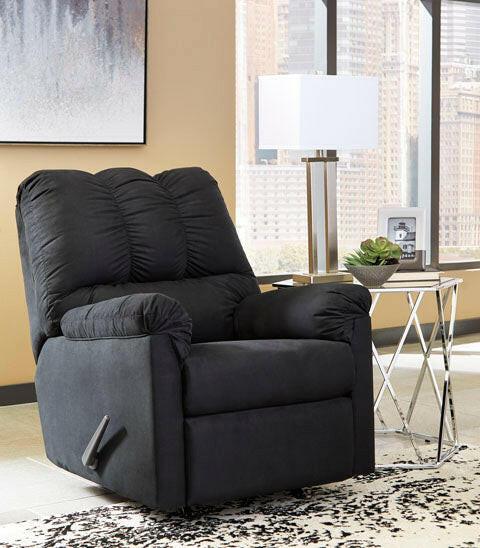 75008 Canapé Darcy noir, causeuse
