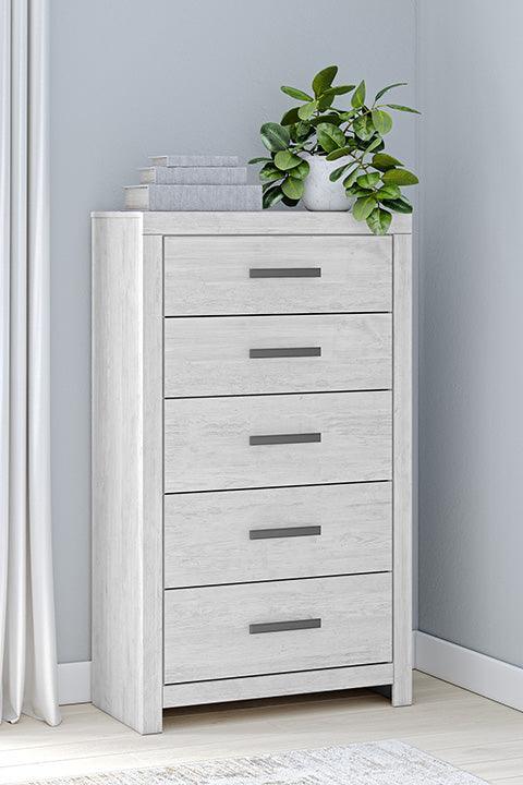 b3788 Cayboni Ensemble de 3 lits Queen Size, commode et table de chevet