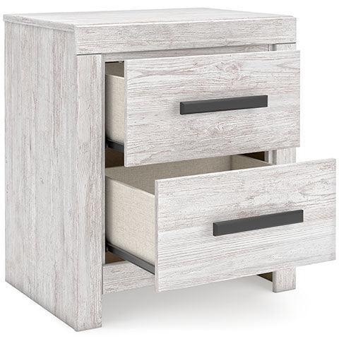 b3788 Cayboni Ensemble de 3 lits Queen Size, commode et table de chevet