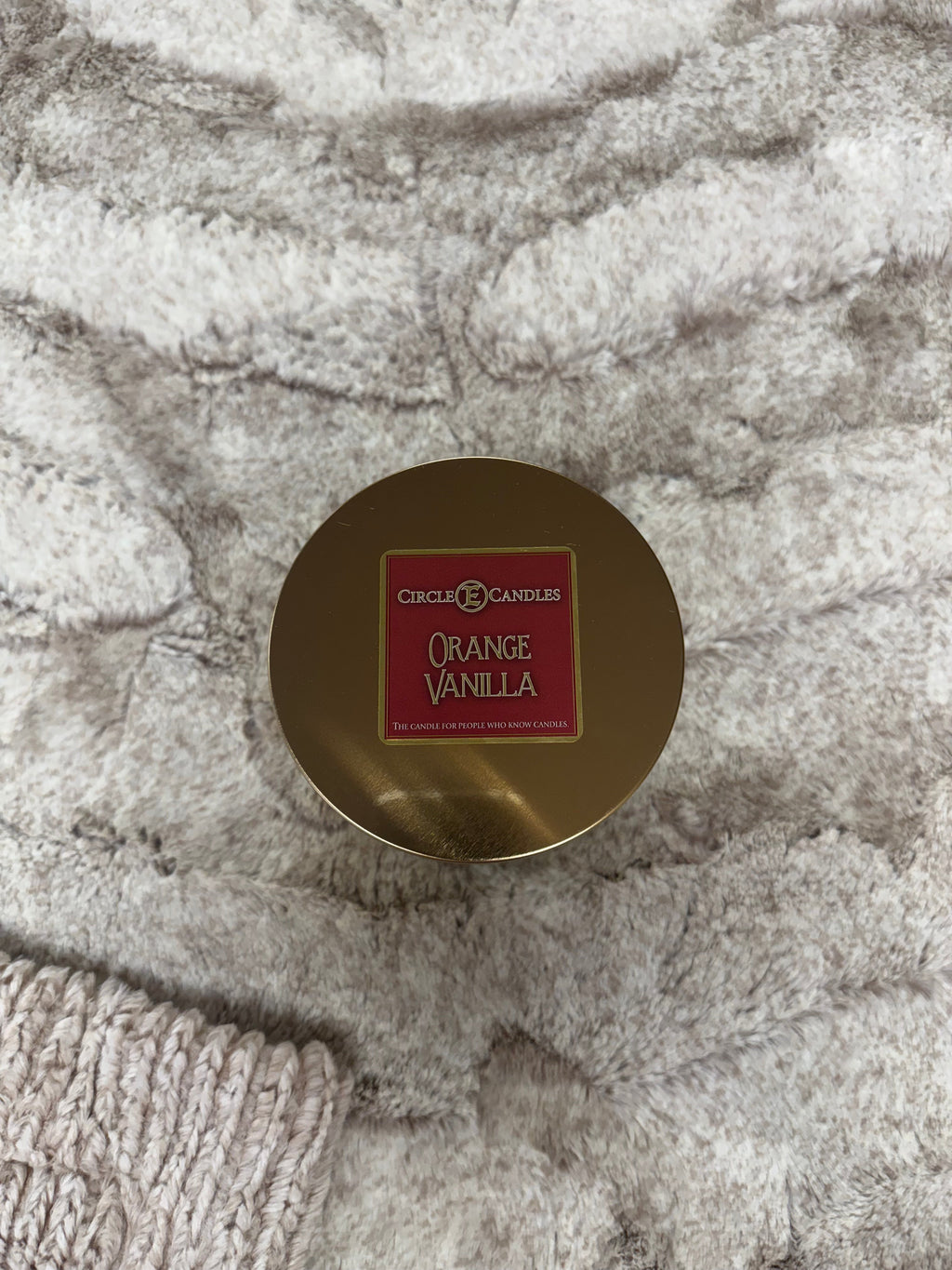 Bougie Circle E Orange Vanille 17 Oz