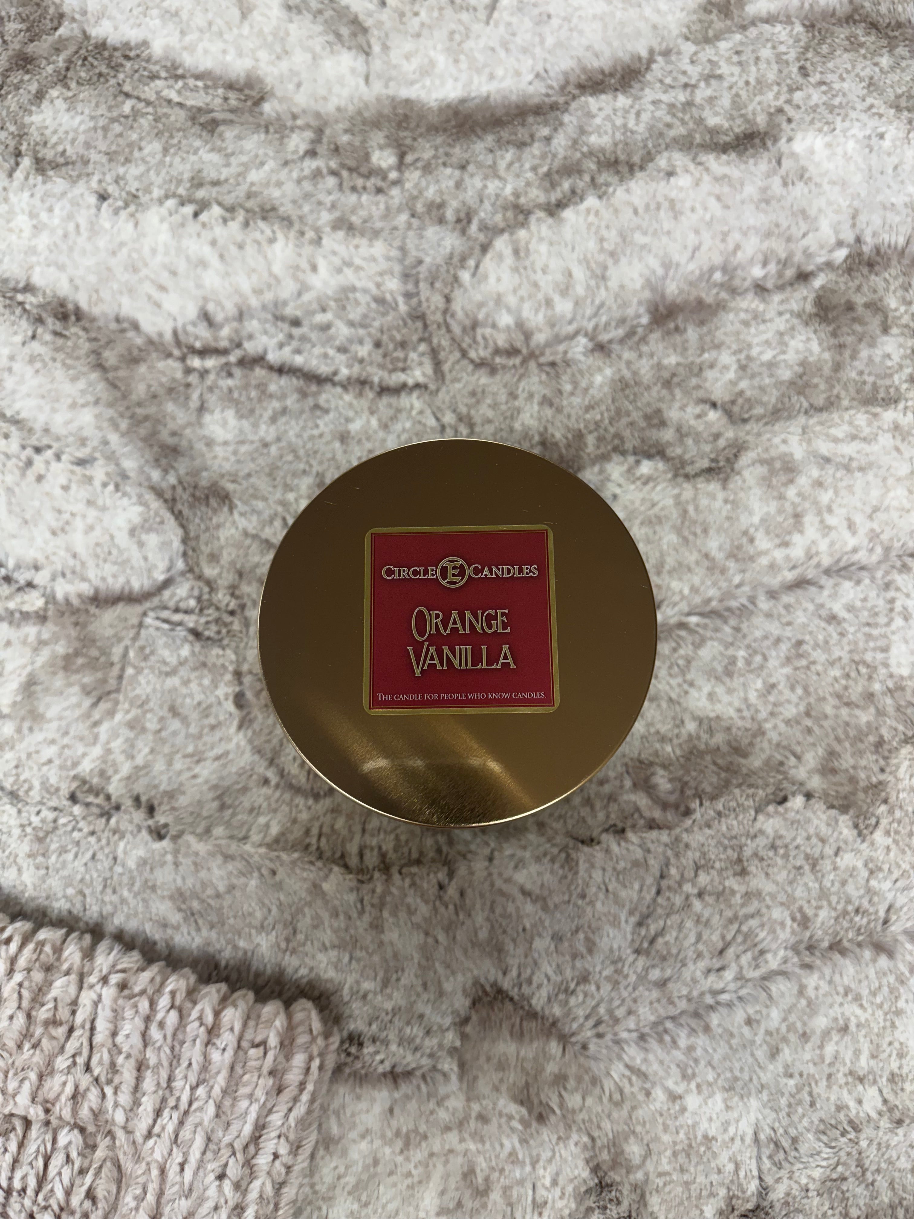 Bougie Circle E Orange Vanille 17 Oz