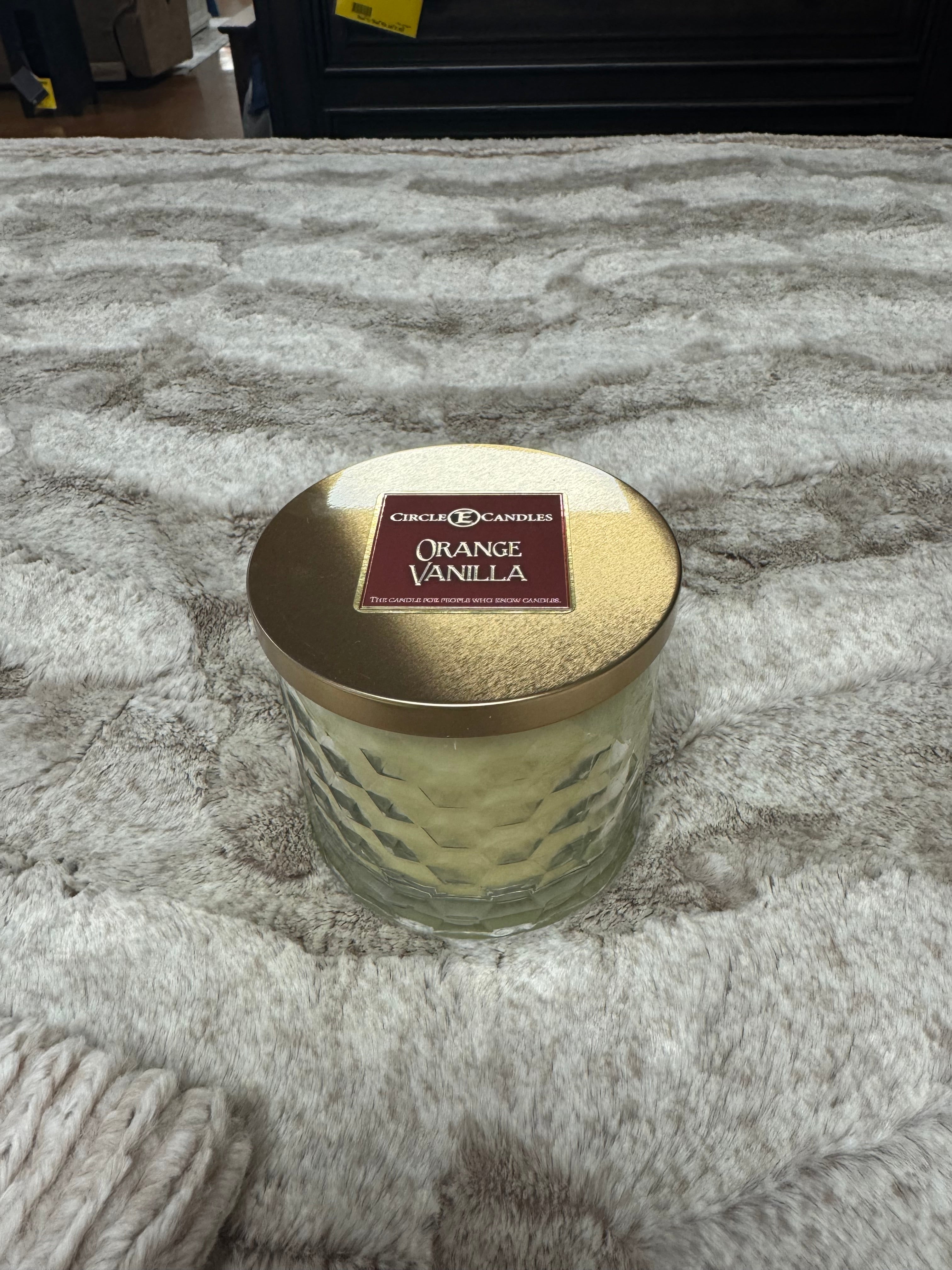Bougie Circle E Orange Vanille 17 Oz