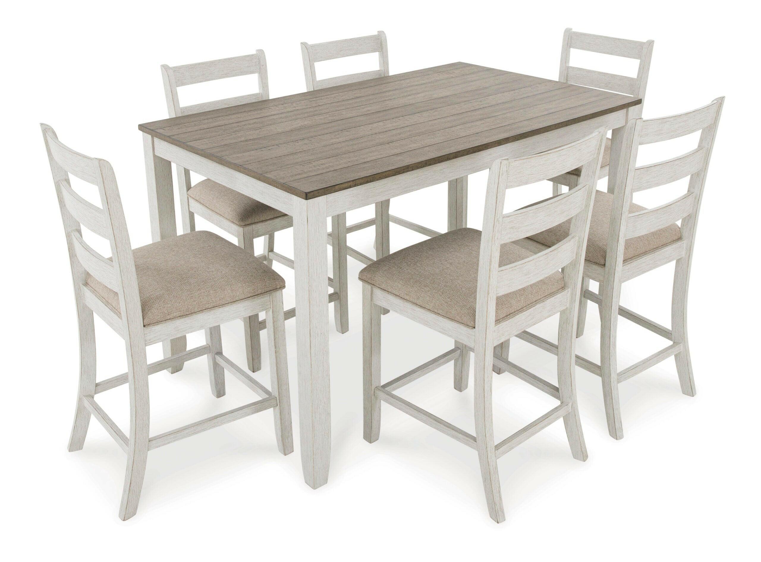Table de comptoir et 6 chaises Skempton D394-423
