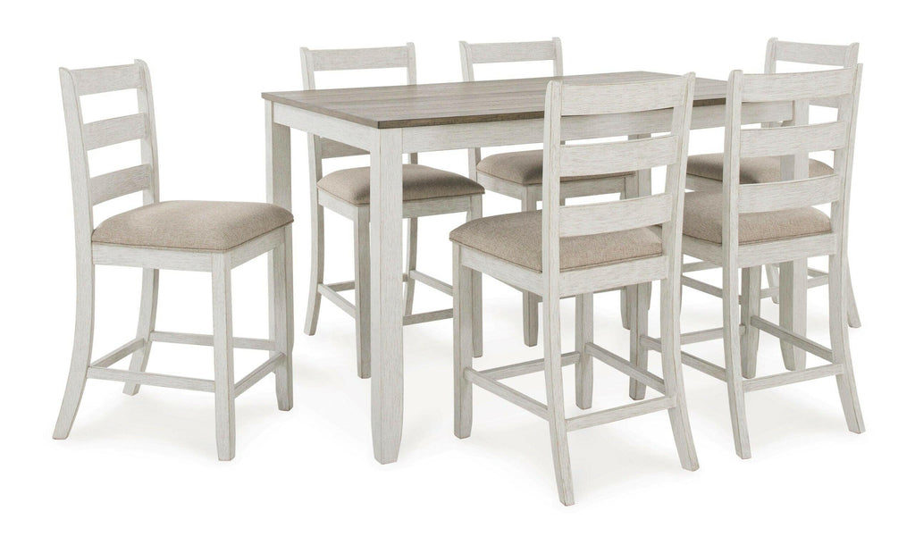 Table de comptoir et 6 chaises Skempton D394-423