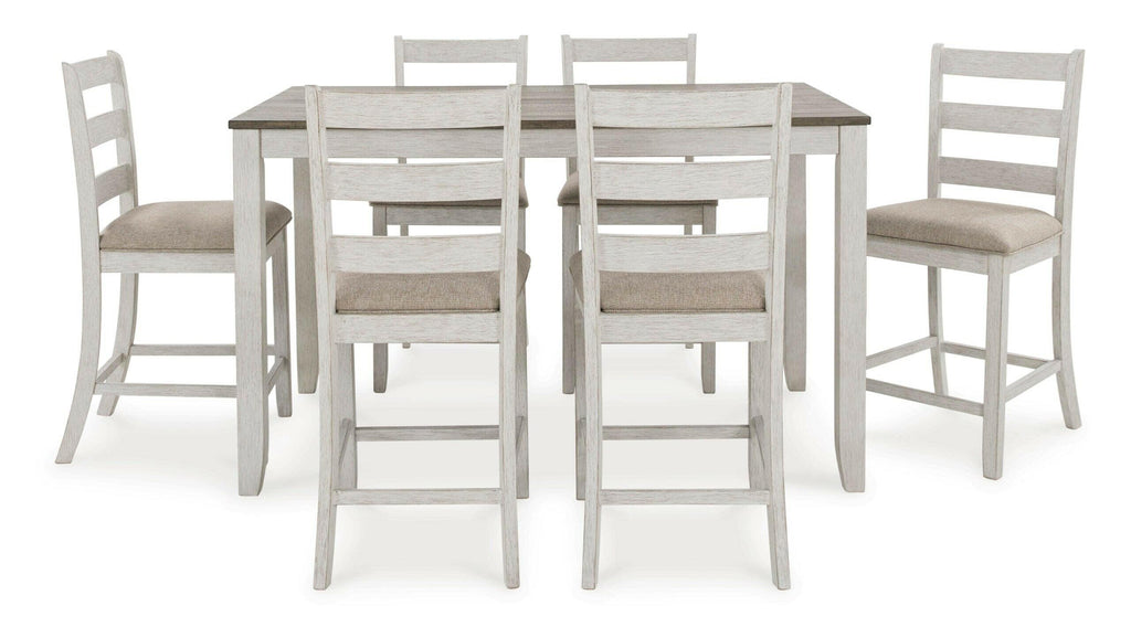 Table de comptoir et 6 chaises Skempton D394-423