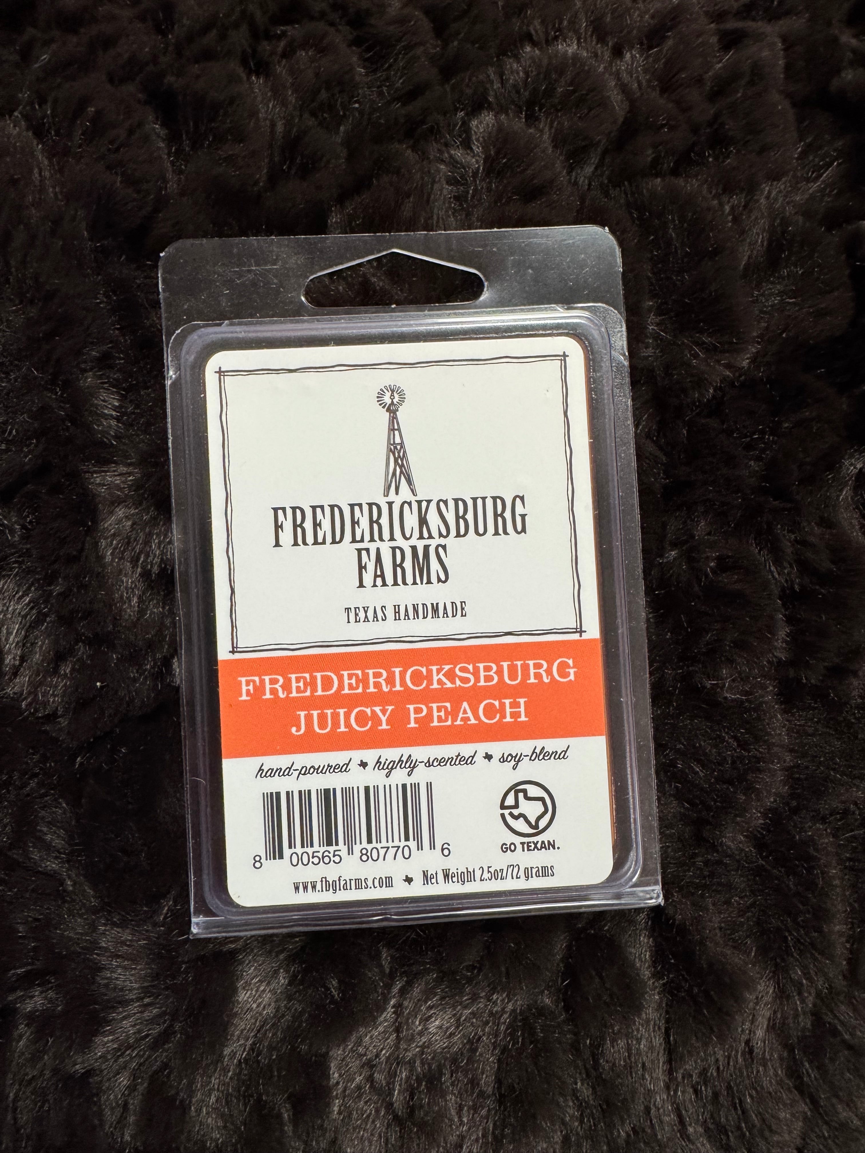 Cire fondante à la pêche juteuse de Fredericksburg (70 g)