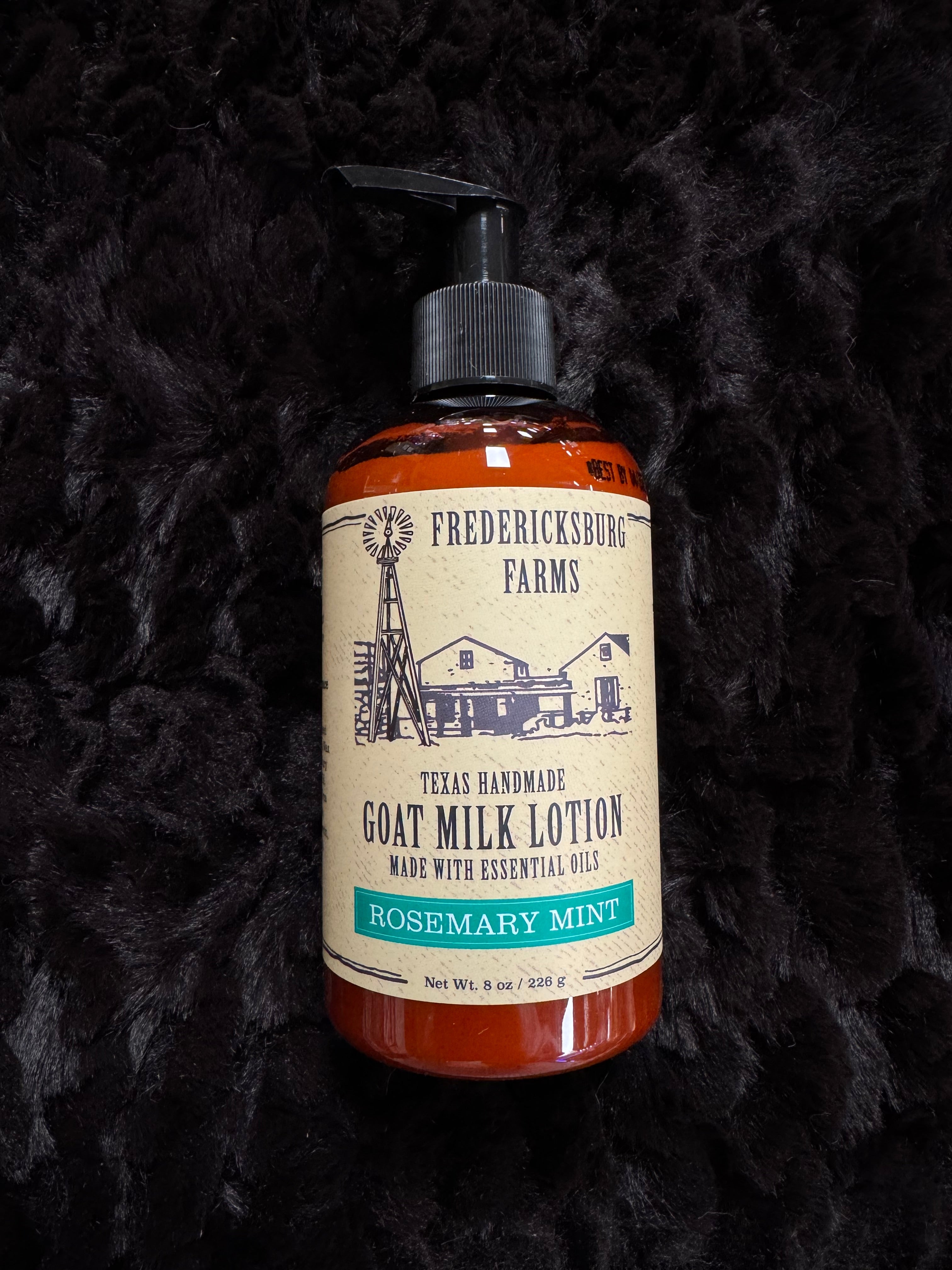 Lotion au lait de chèvre romarin et menthe