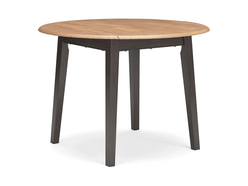 Table et 4 chaises marron Gesthaven D396-01/15 