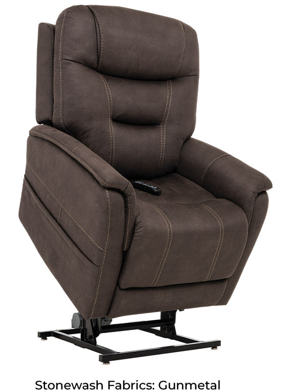 Fauteuil releveur Infi Elite Stonewash Gunmetal MM3730-VSG-H01