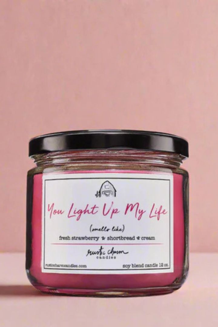 Bougie Rustic Charm You Light Up My Life 12 oz