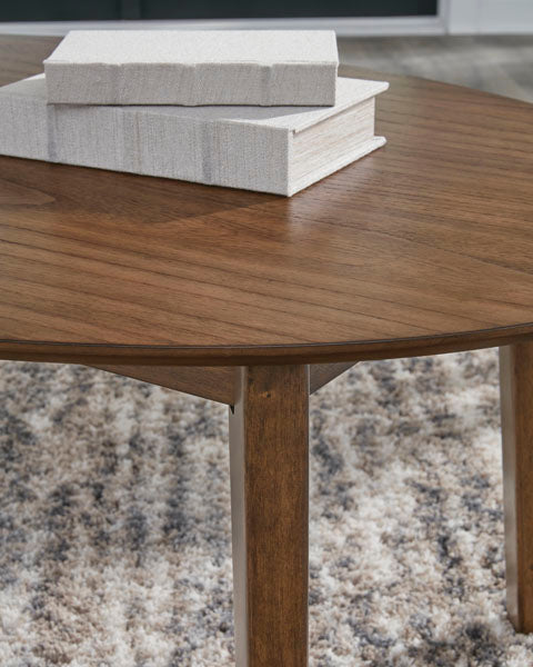 Table basse et 2 tables d'appoint Gordonay Brown T155-13