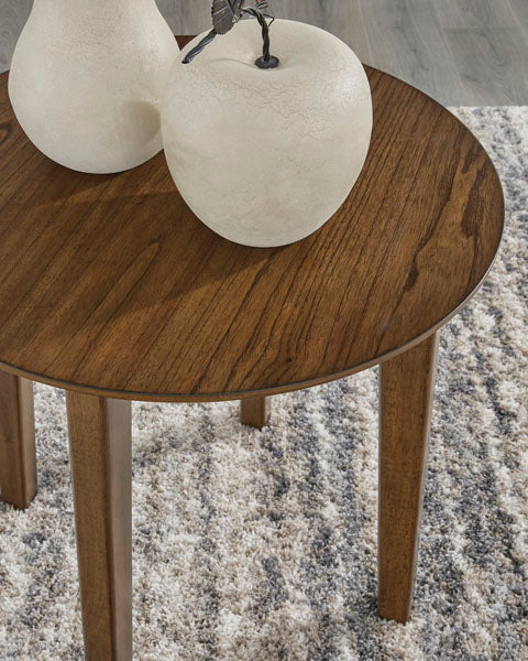 Table basse et 2 tables d'appoint Gordonay Brown T155-13