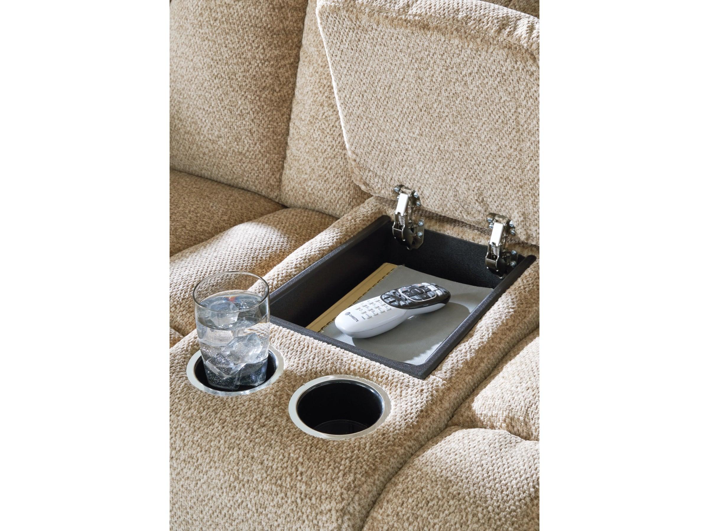 Canapé et causeuse inclinables Tip Off Wheat 69305