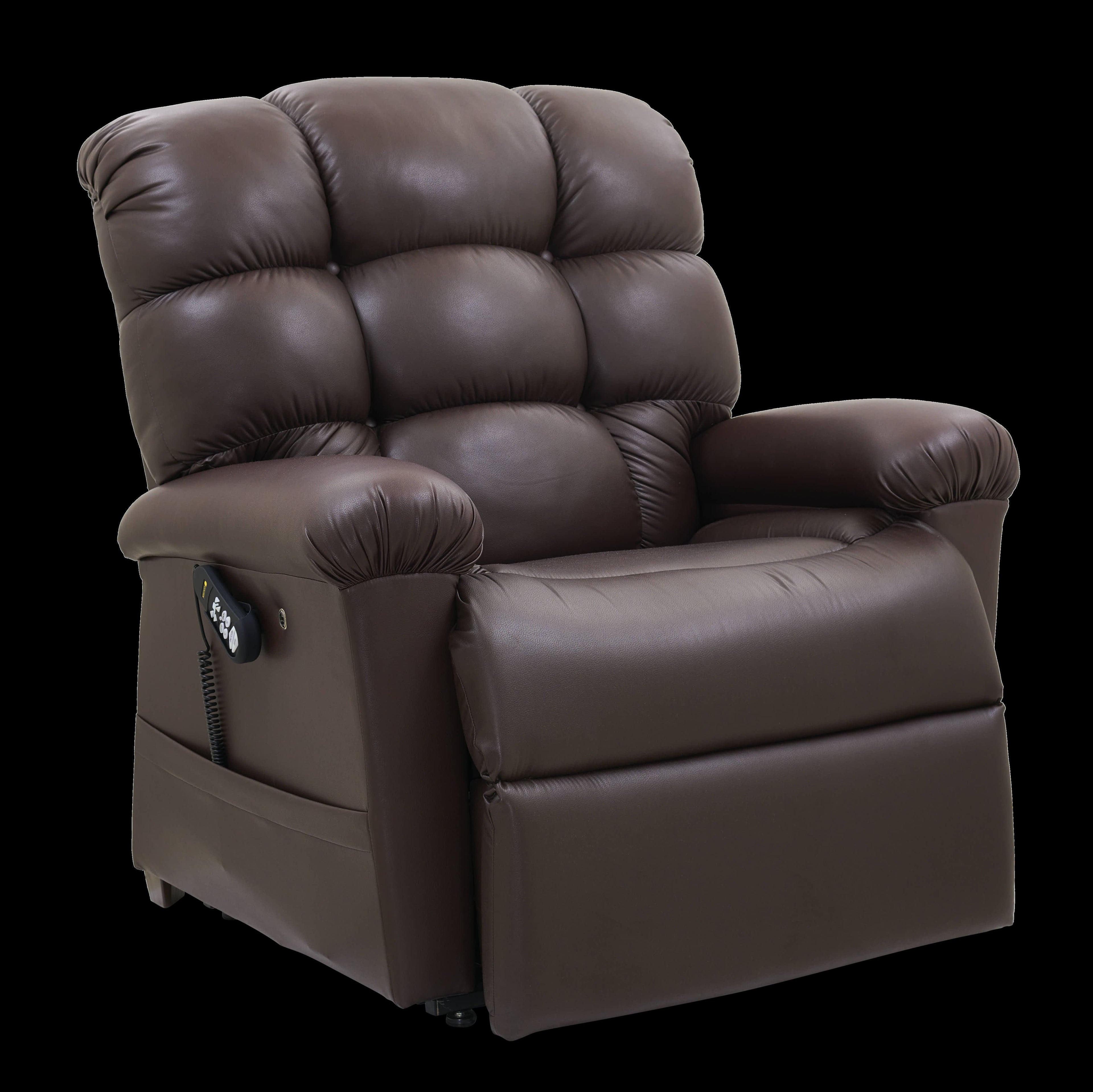 Fauteuil releveur Vega Medium Large Brisa Coffee Bean UC556-MLA-DST-UCB