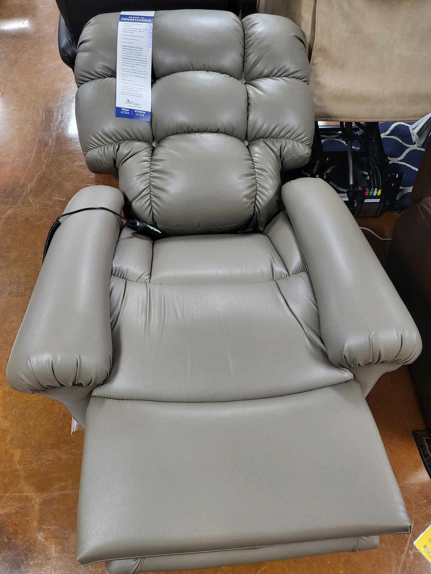 Fauteuil releveur Vega Medium Lage Brisa Shiitake UC556-MLA-DST-USH