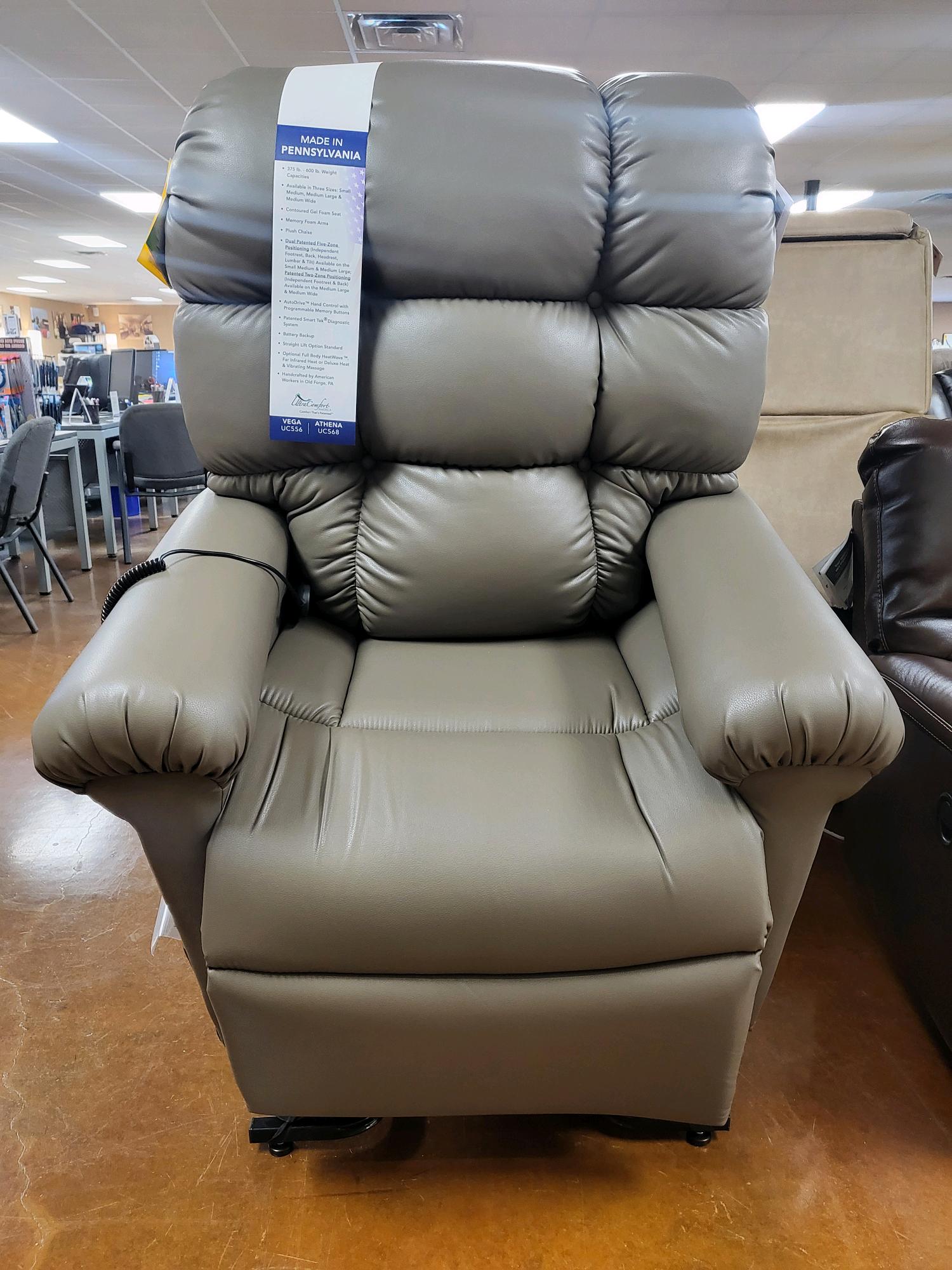 Fauteuil releveur Vega Medium Lage Brisa Shiitake UC556-MLA-DST-USH