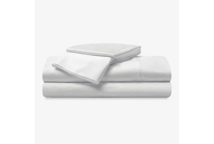Parure de draps Ver-Tex, blanc brillant, pour lit king size