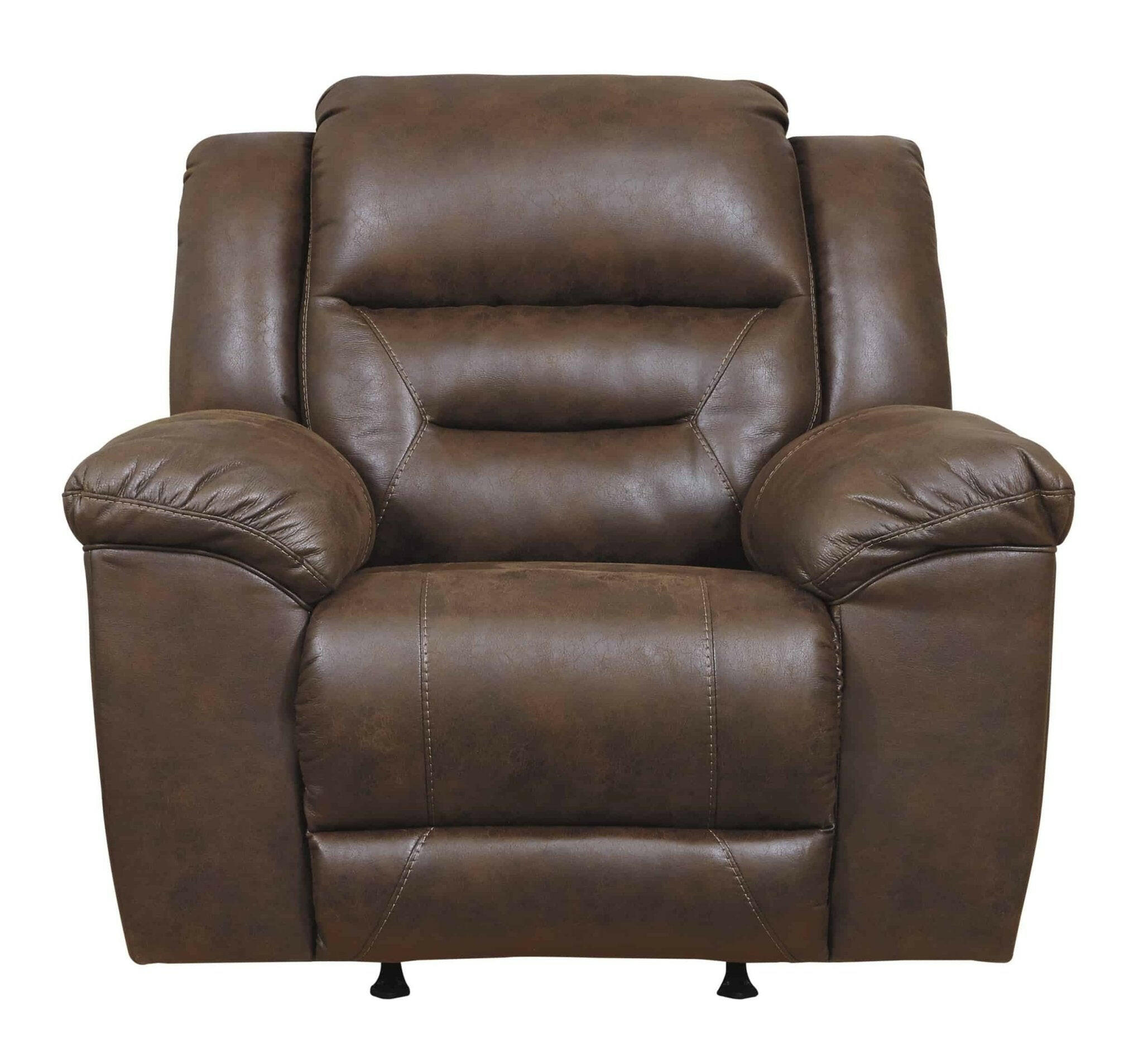 Fauteuil inclinable Stoneland Chocolat 3990425
