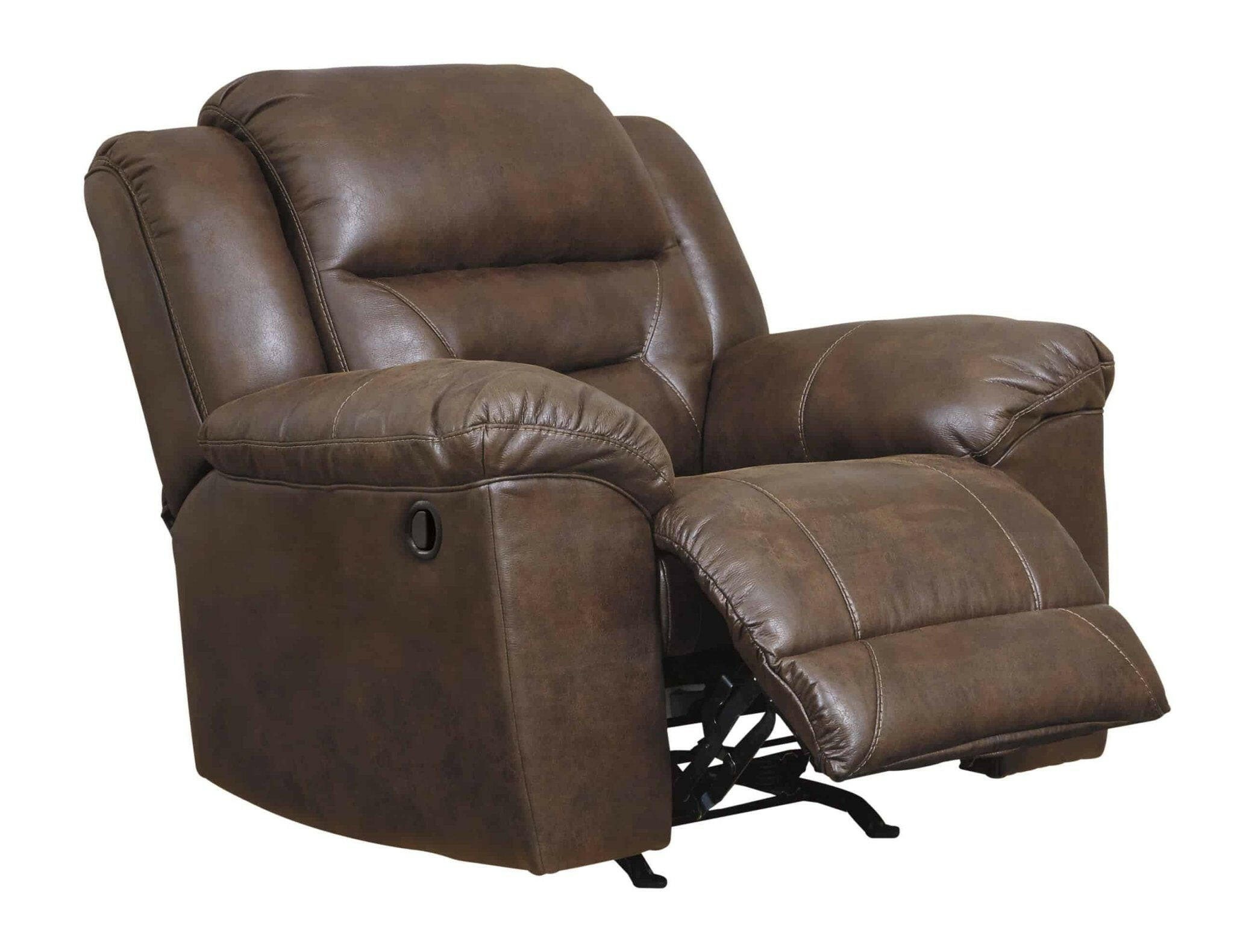 Fauteuil inclinable Stoneland Chocolat 3990425