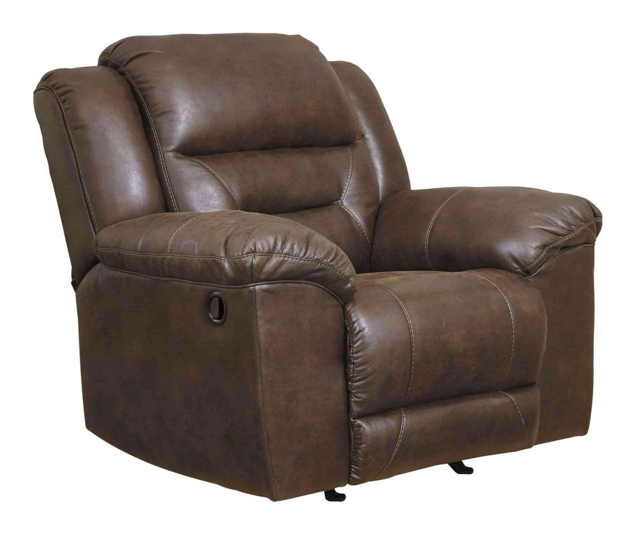 Fauteuil inclinable Stoneland Chocolat 3990425
